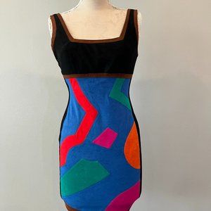 Beautiful Suede Mini-Dress - Small